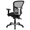 Flash Furniture Mid-Back Black Mesh Multifunction Desk Chairs, 4PK 4-HL-0001-GG - alternate 6